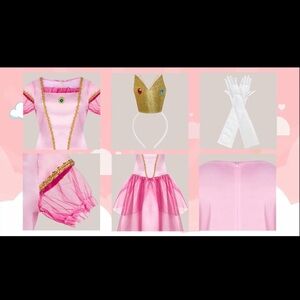 Princess Peach Halloween Costume - Women’s Large - Worn Once